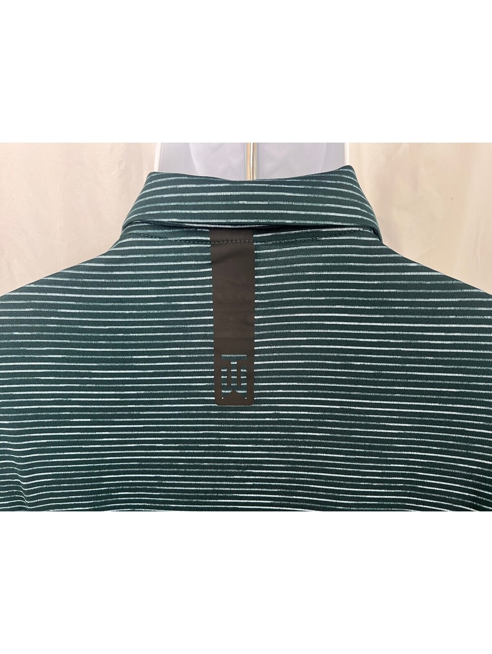 Tiger Woods Nike Dri-Fit Men's Green Blue Black Golf Polo Shirt Medium M
